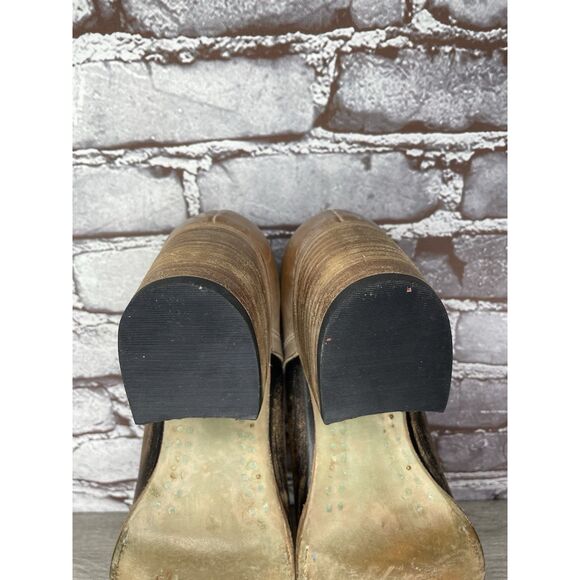 Freebird by Steven Mabel Brown Leather Oxfords Western Boots Women Sz 11M US/42 - Picture 10 of 16